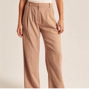 Abercrombie Sloane Tailored Linen-Blend Pant